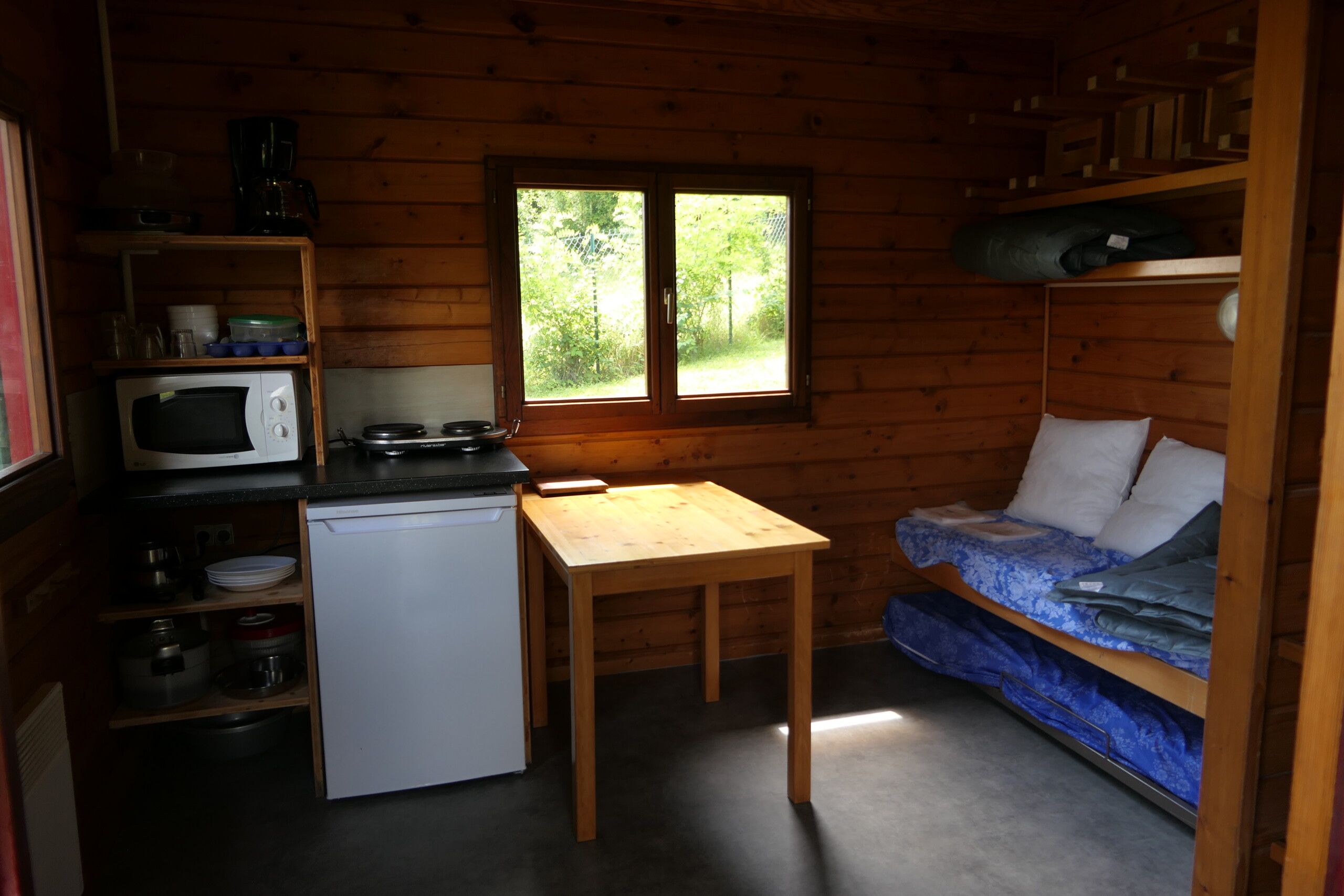 Les mini-chalets du camping municipal