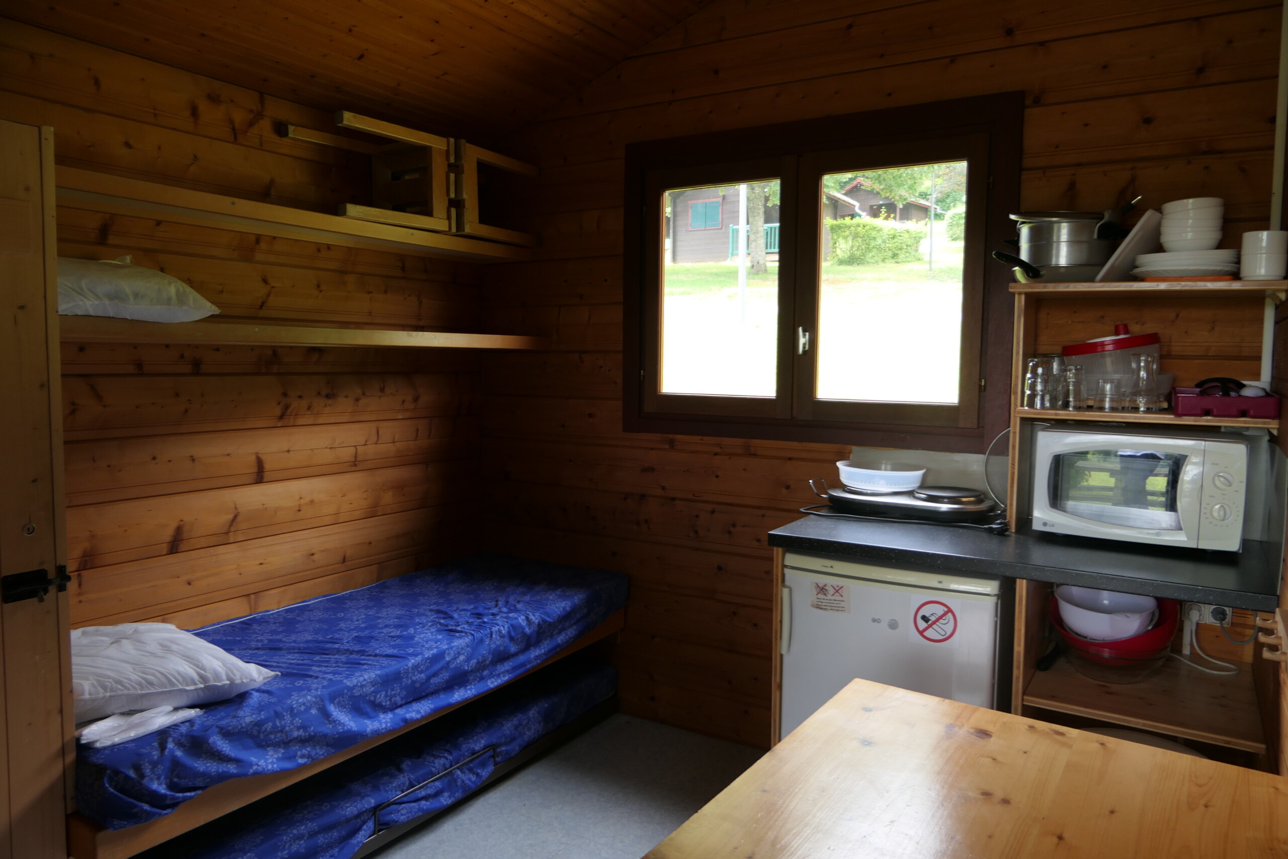 Les mini-chalets du camping municipal
