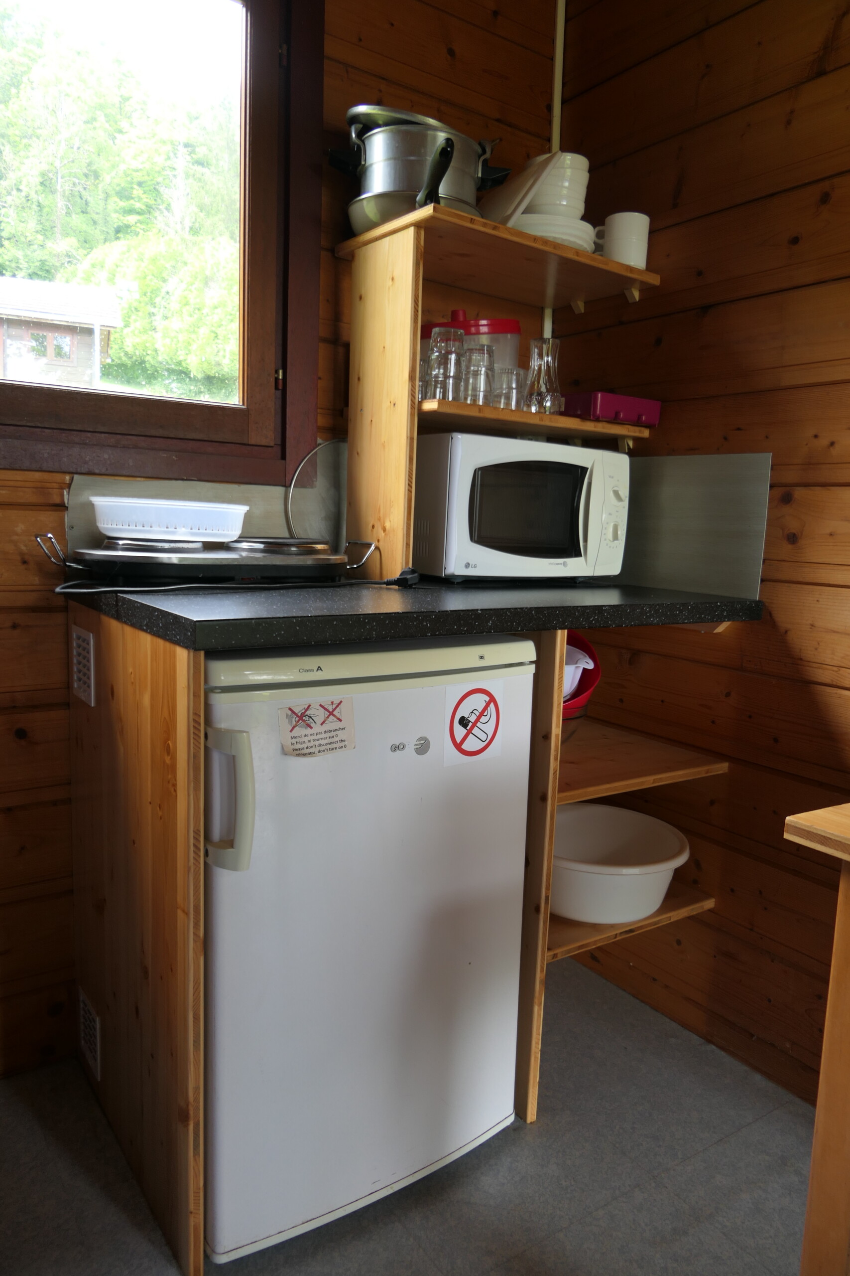 Les mini-chalets du camping municipal